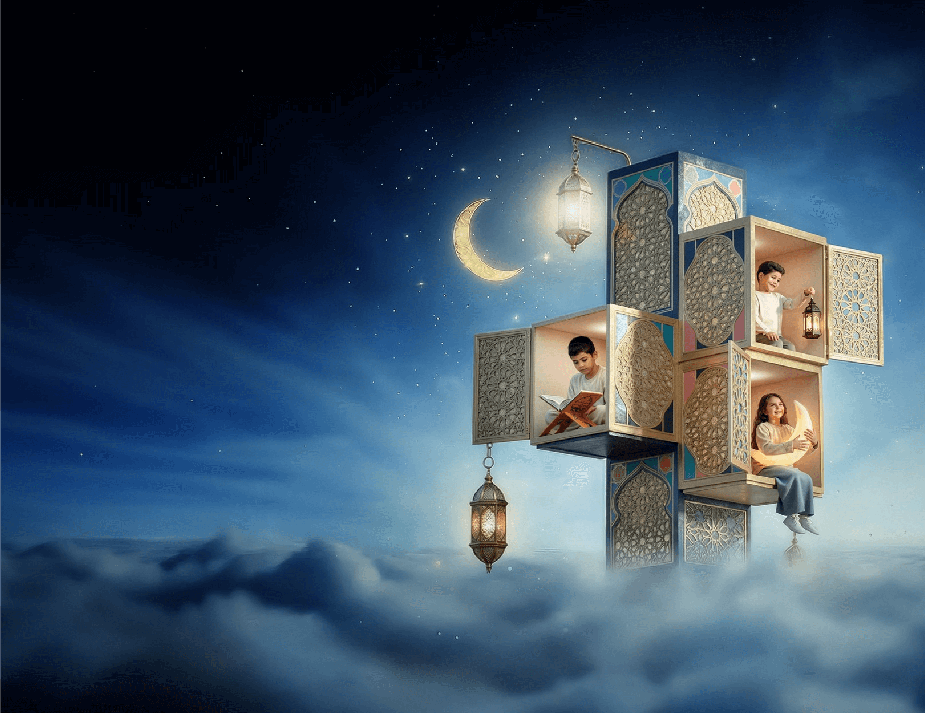 Illuminate their homes with the light of goodness.